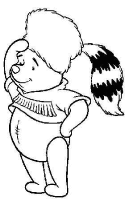 A coloring page of winnie the pooh